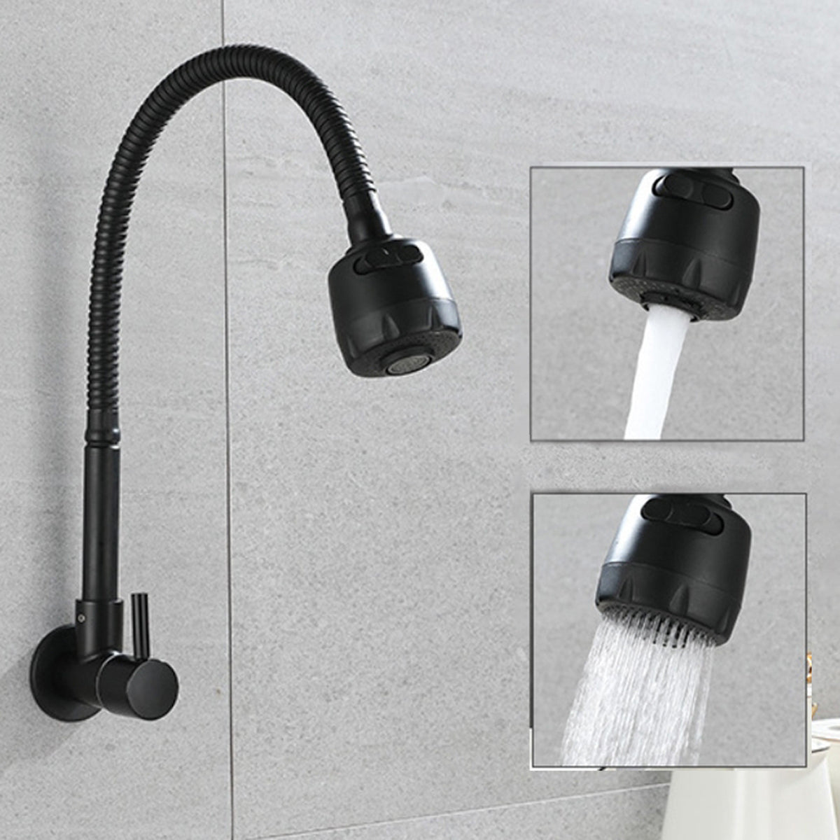 Wall-mounted Rotatable Single Cold Water Faucet
