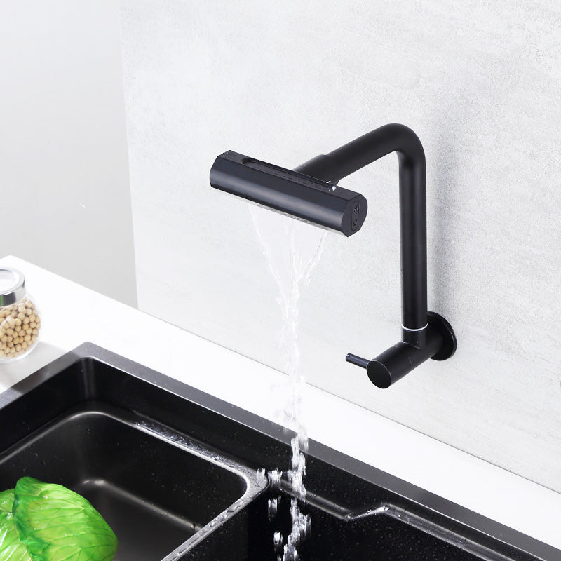Multi-Mode Faucet, 4 Functions, Stainless Steel, Black