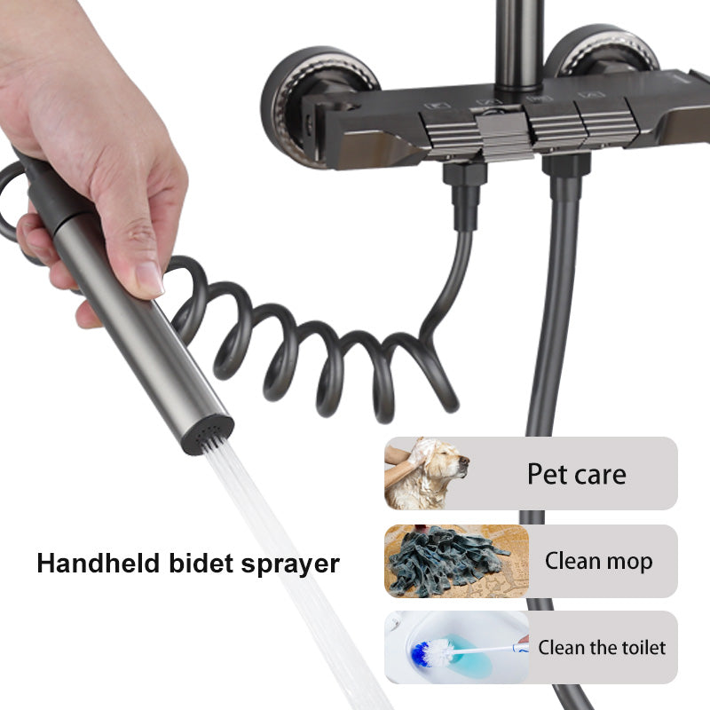 4-in-1 Rainfall Shower Combo Kit